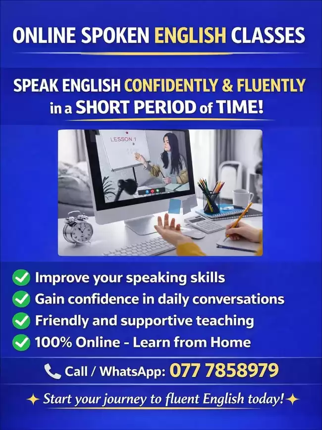 SPOKEN ENGLISH CLASSES