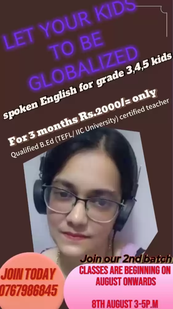 Spoken English Classes for Kids