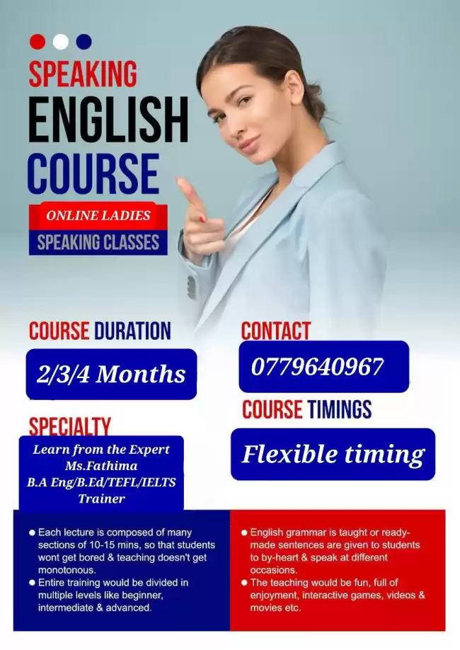 SPOKEN ENGLISH FOR LADIES