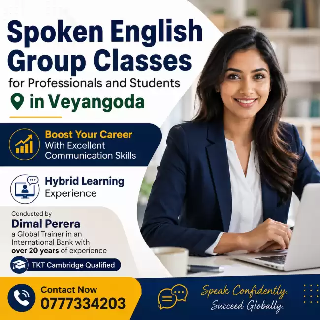 Spoken English Group Classes for Professionals and Students