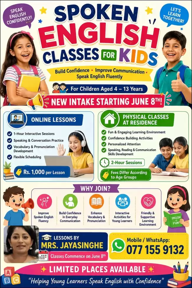 SPOKEN ENGLISH LESSONS FOR KIDS