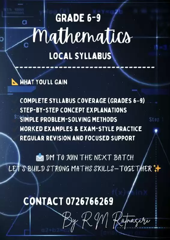 Start your journey to Ace your Math grade with me?
