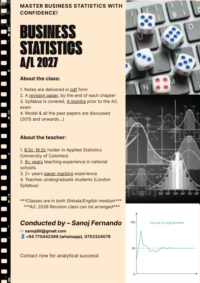 Statistics for A/L students