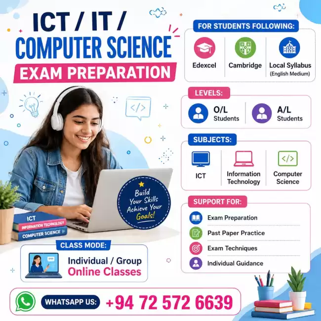 STRUGGLING WITH ICT / IT / COMPUTER SCIENCE EXAMS?