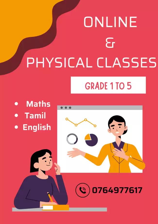 Tamil, English, maths
