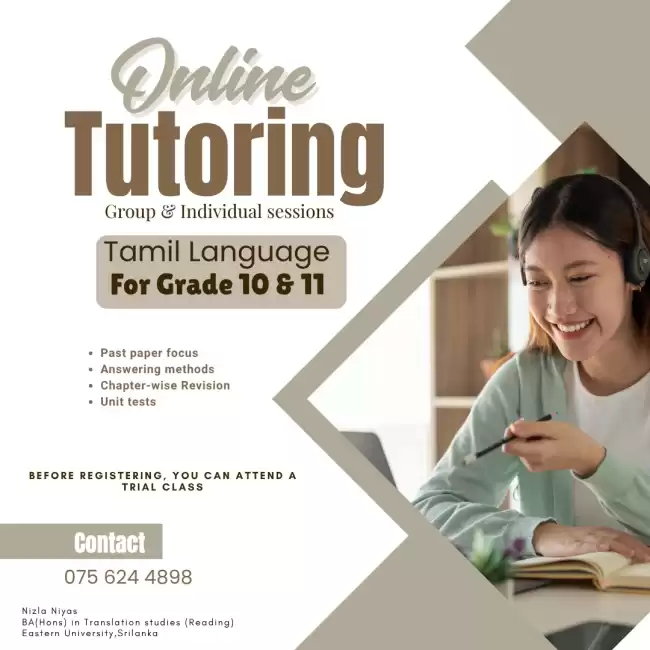 Tamil tutoring