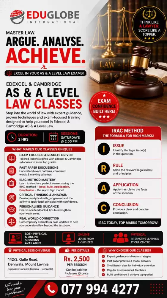 Think Like a Lawyer. Score Like a Topper.