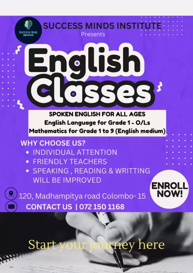 Top English & Maths Classes in Colombo – Enroll Today!