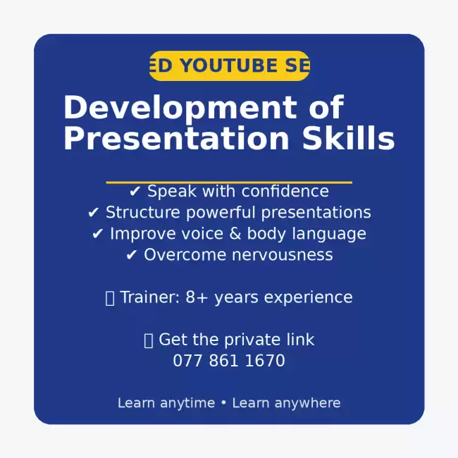 Training programme