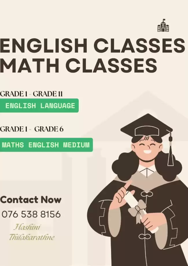 Tuition classes for English & Maths