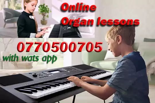 Tuition lessons in organ music