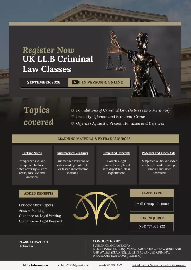 UOL LLB Criminal Law