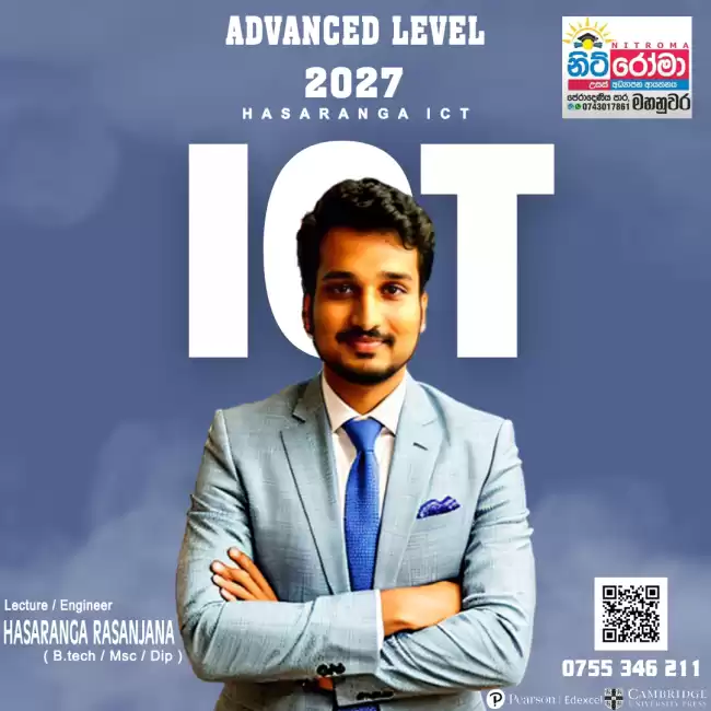 Views: 79 / 0719420943 Class Size:Individual & Group Class Section:A/L - Technology (Local) Class Subject:Information Technology Conducted By:Dinuka C