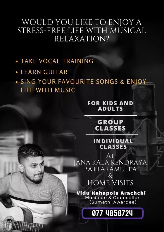 Voice Training and Guitar Classes