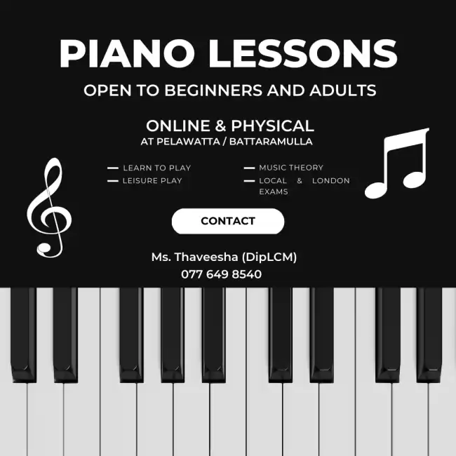 Western Music Classes At Pelawatta / Battaramulla