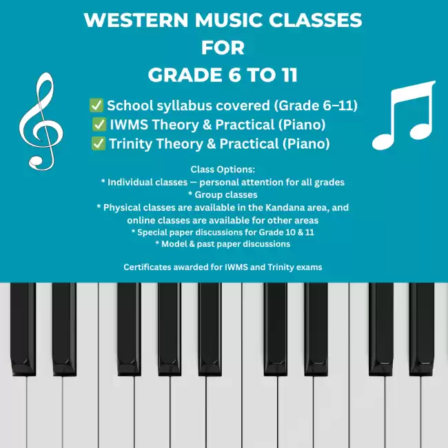 Western Music Classes for 6 to 11