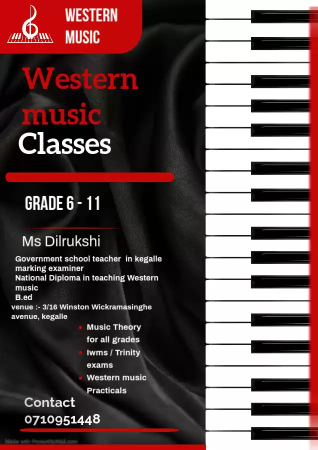 WESTERN MUSIC CLASSES GRADE 6-11