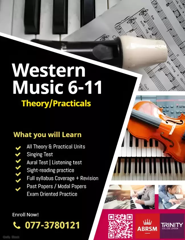 Western Music For 6–11 Students, Theory & Practical & Special Revision For Grade 11