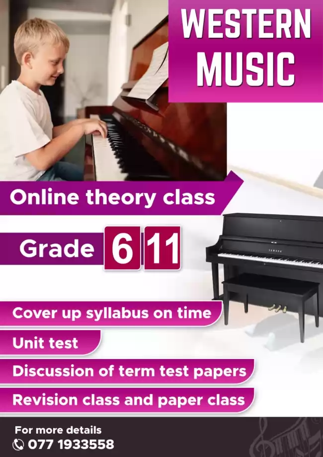 Western music Grade 6 - 11