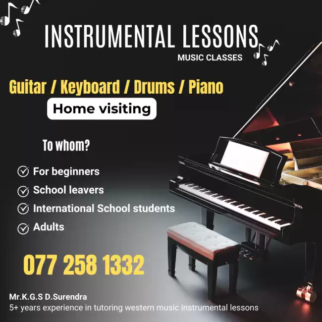 Western music instrumental lesson