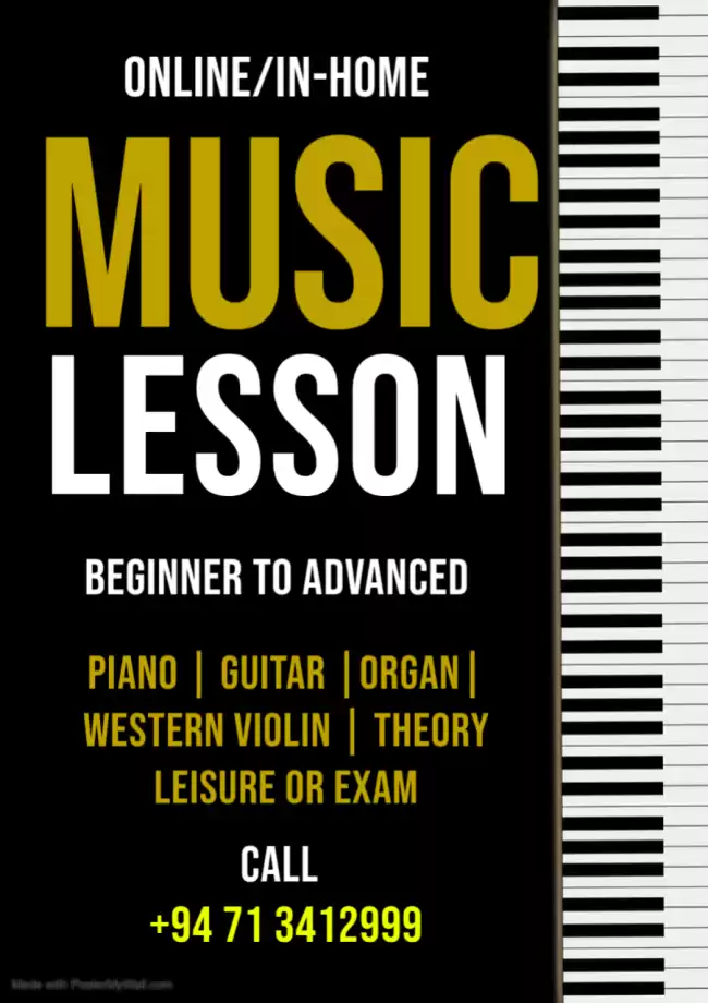 Western Violin , Piano & Guitar Lessons ( Online or Home Visits)