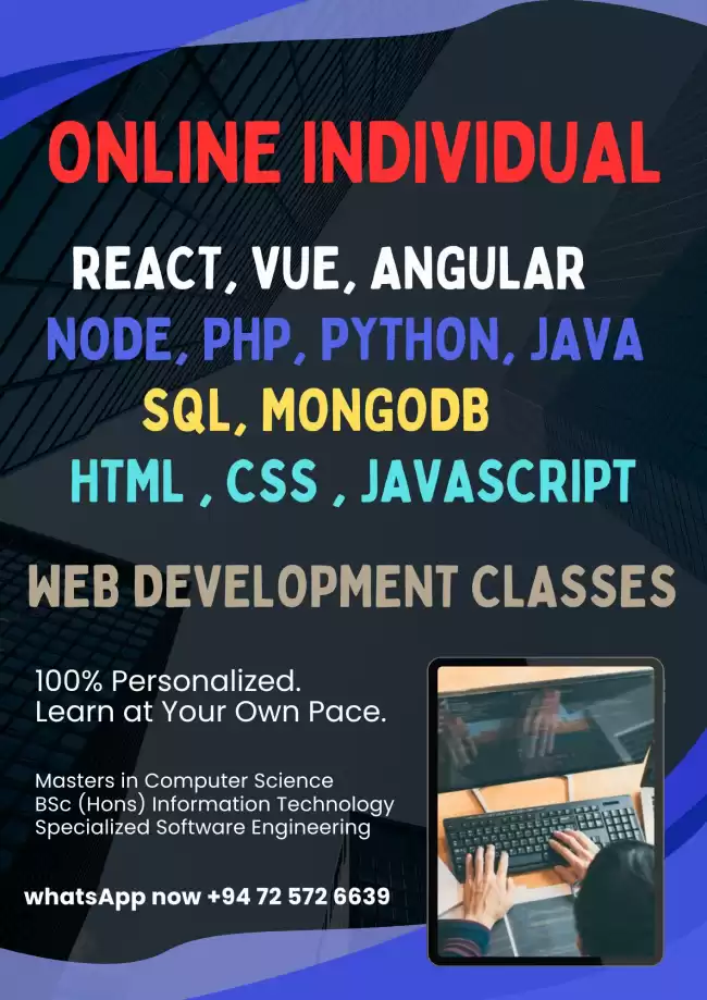 Your Web Development Journey Starts Here – Learn at Your Place! 🌟