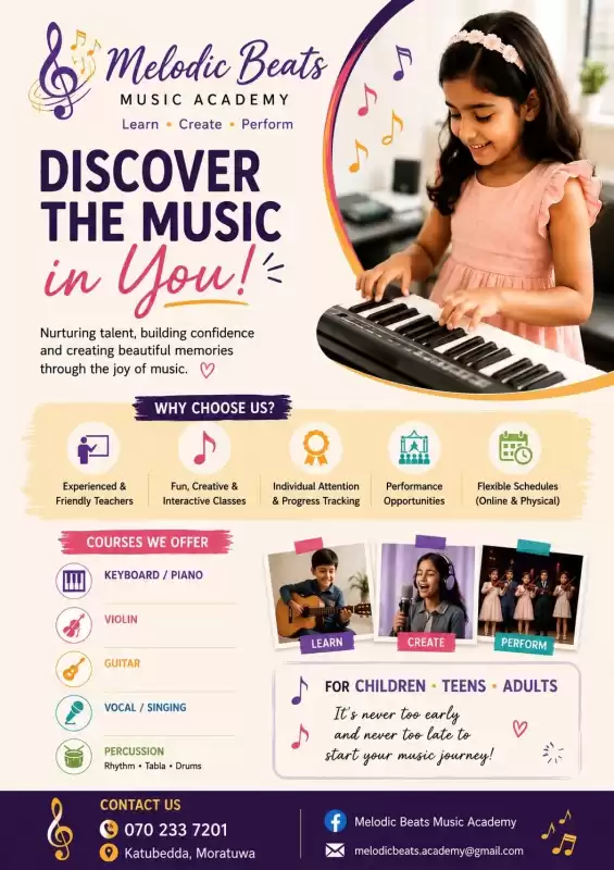 Music classes for all ages