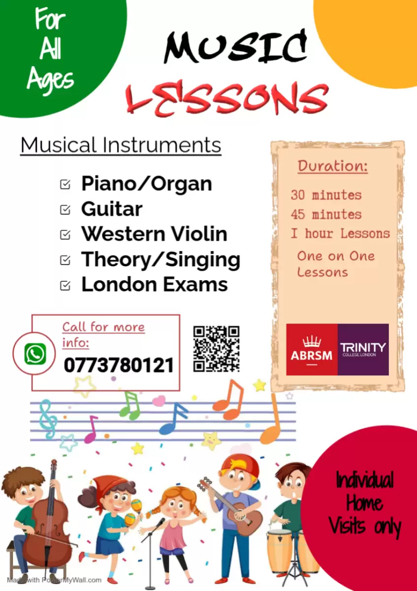 Music Lessons For Kids Individual Piano Western Violin Guitar Lessons Home Visits& Online