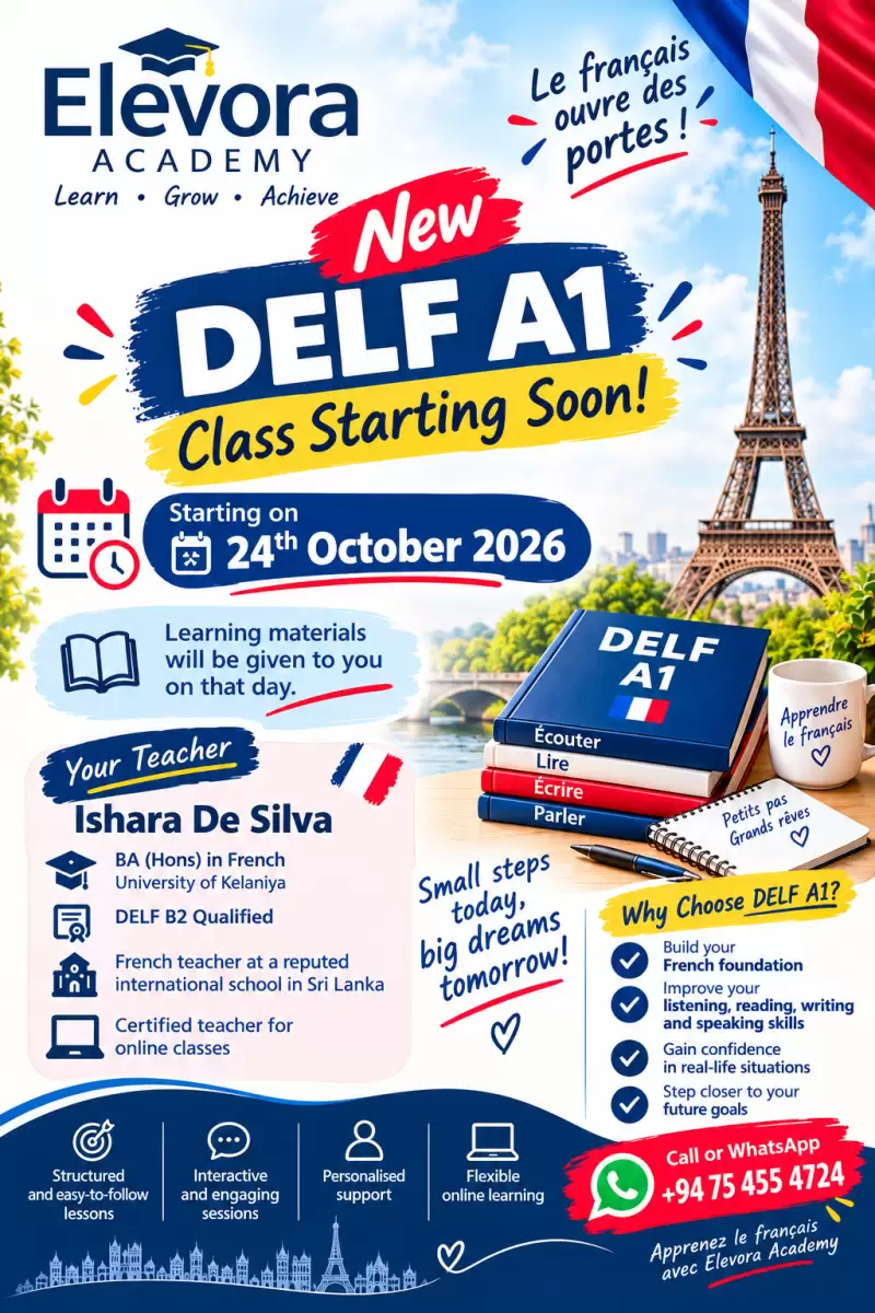 NEW DELF A1 FRENCH CLASS – ELEVORA ACADEMY 💜