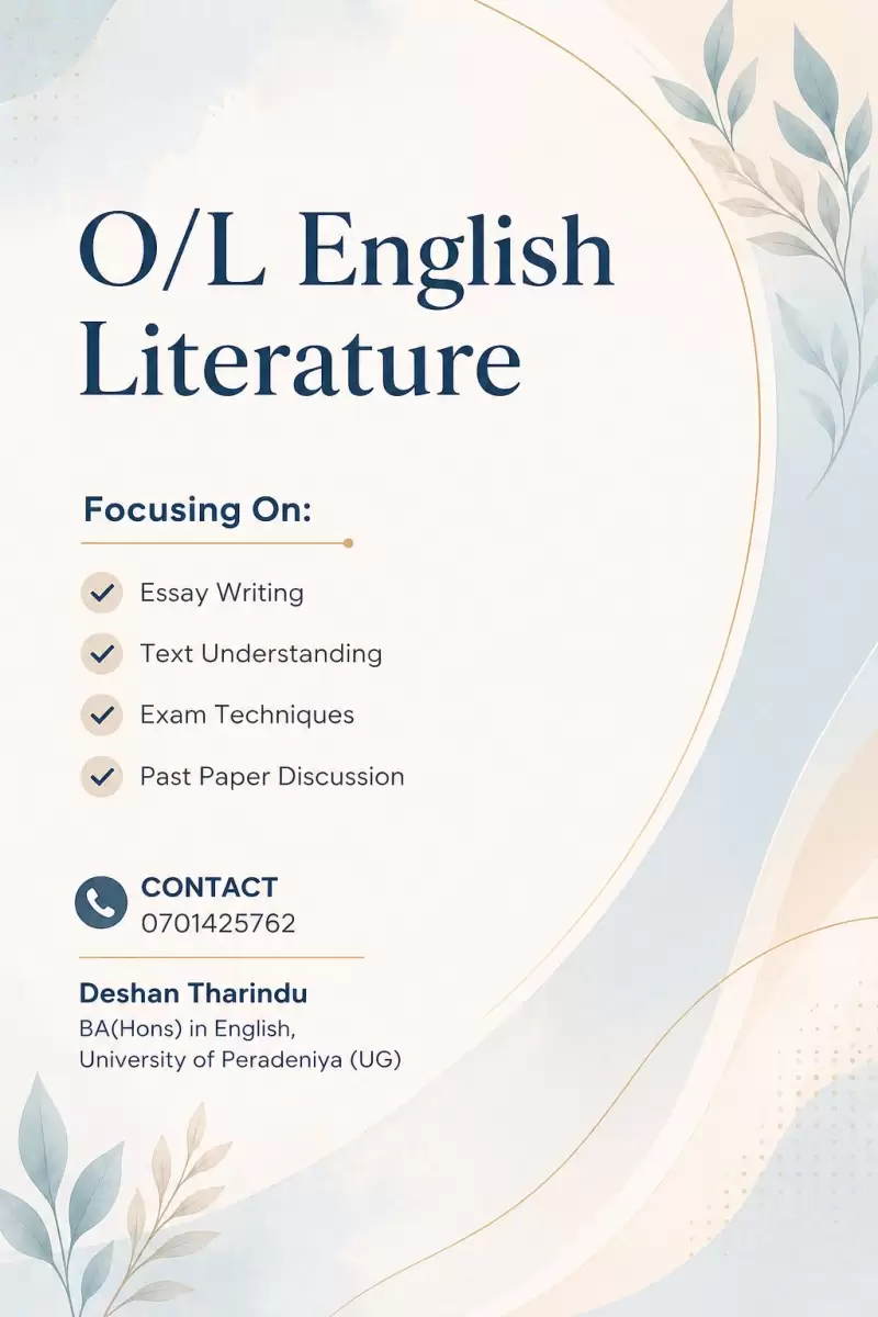 O/L English Literature Classes