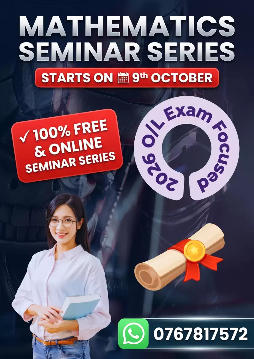 O/L Maths Free Seminar Series