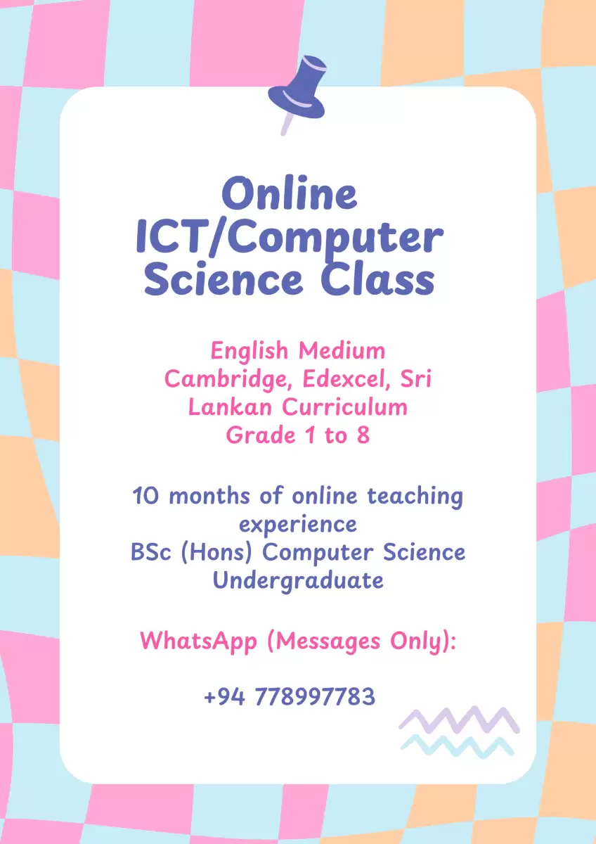 Online Computing / ICT Class