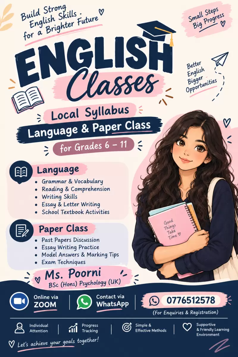 Online English Tuition Classes for Grades 6–11 | Local Syllabus