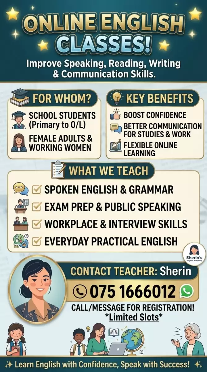 Online Spoken English class