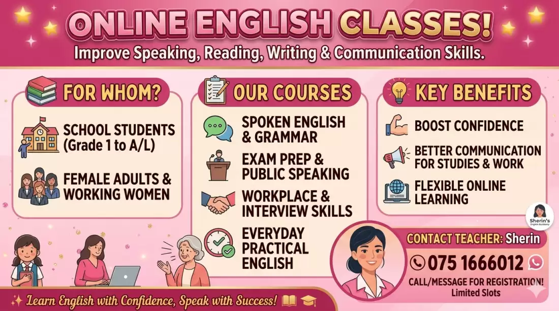 Online spoken English class for females