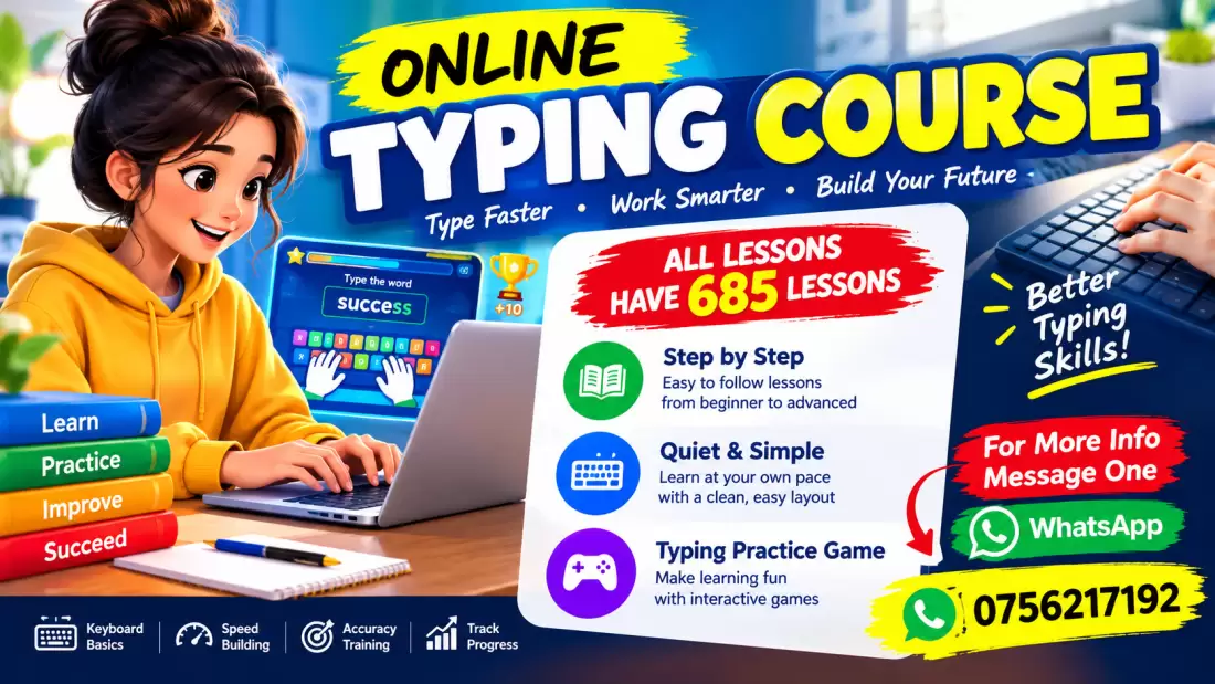ONLINE TYPING COURSE 🎓