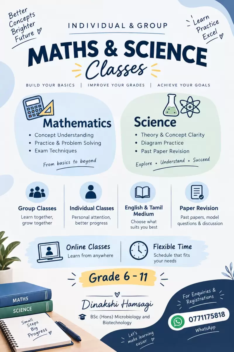 Science and mathematics