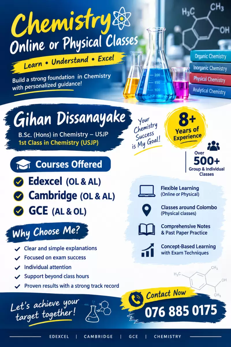 Science/ Chemistry Classes