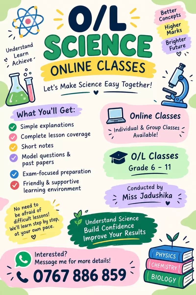 Science classes for ol students