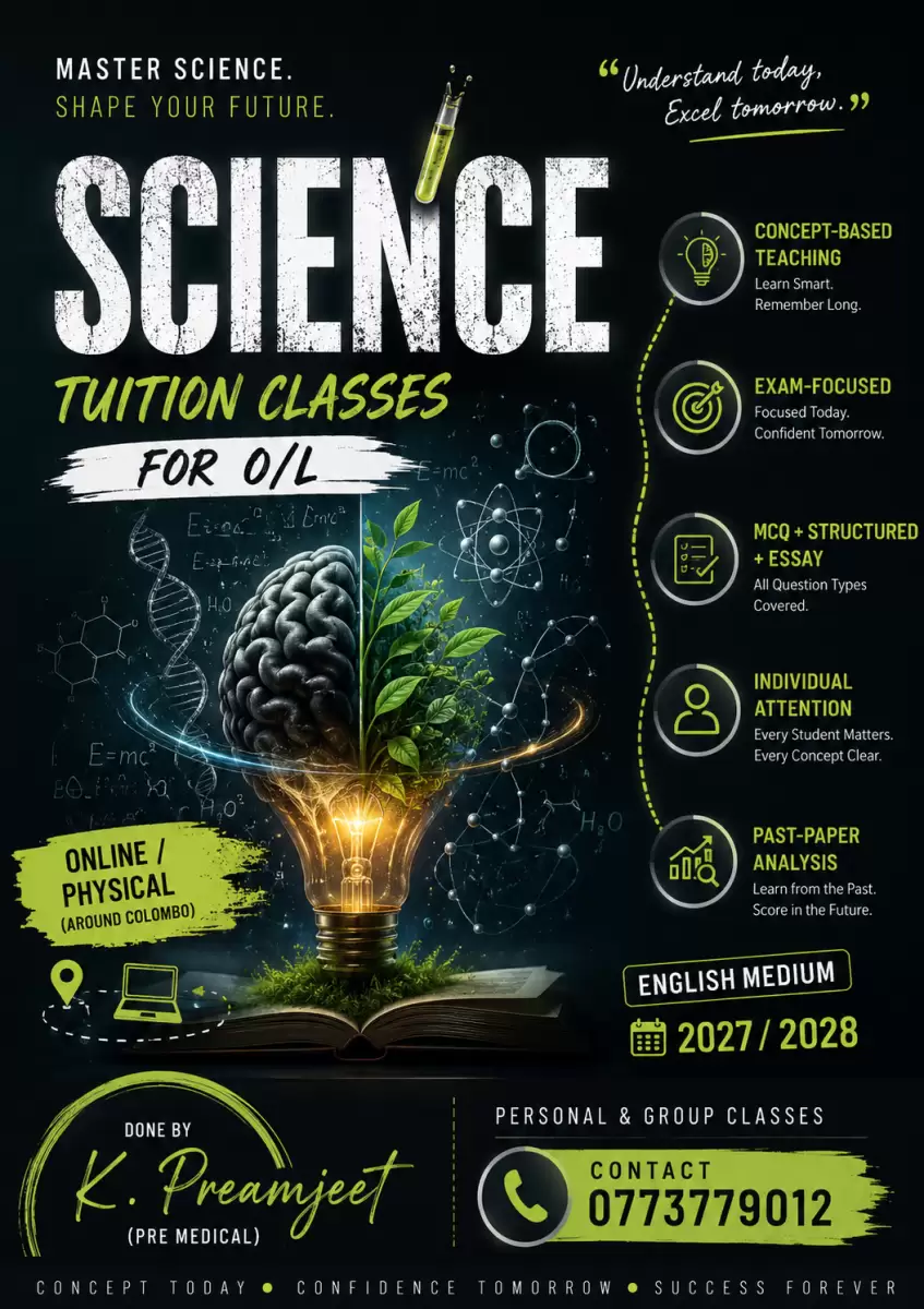 Science Individual/Small Group Classes(English Medium)