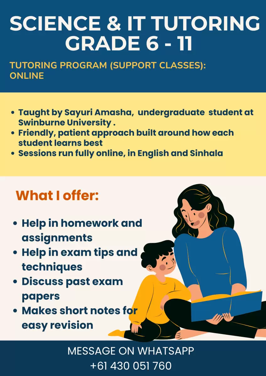 SCIENCE & IT TUTORING