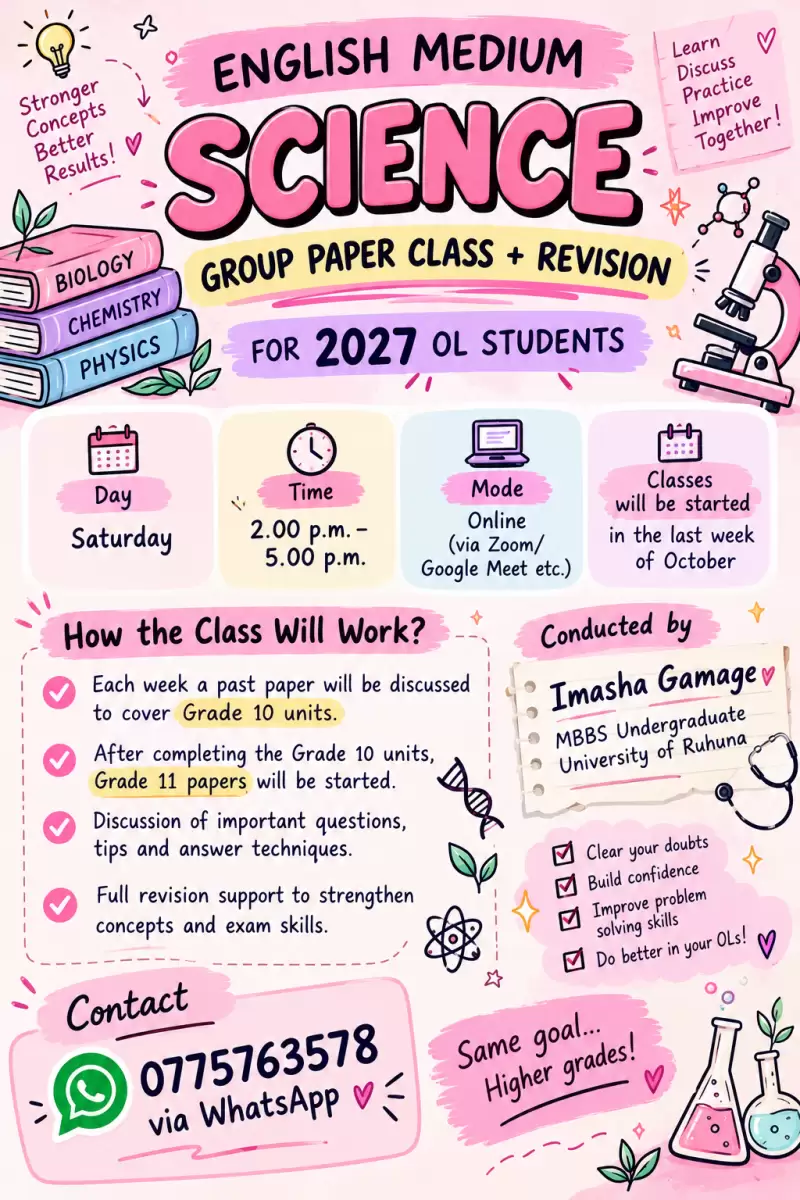 SCIENCE PAPER CLASS BY A FUTURE DOCTOR
