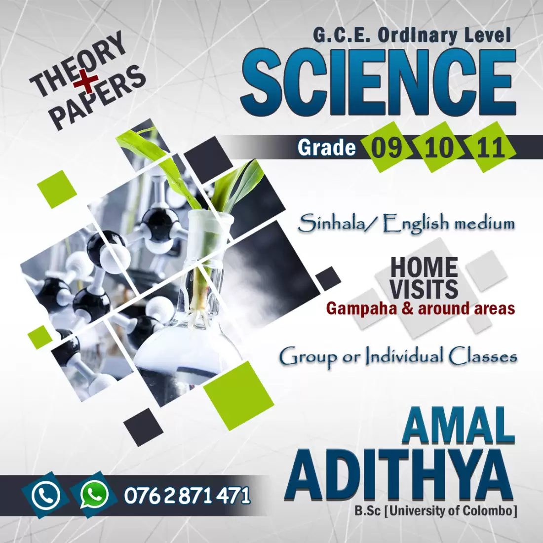 Sinhala medium science for grade 10 & 11
