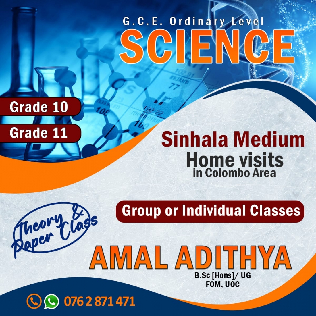 Sinhala medium science for grades 10 & 11 | Science (O/L (Grade 6-11 ...