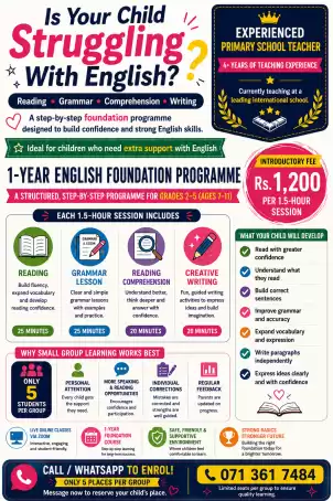 1 Year English Foundation Programme