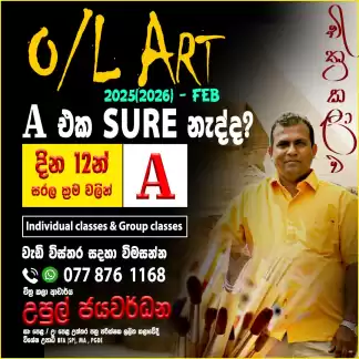 දින 12න් ඔබගේ O/L Art 'A' සාමාර්ථයක්