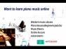 Online western music classes and piano lessons