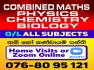 A/L Maths & Science All Subjects