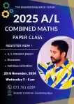 2025 A/L Combined Maths Paper Class