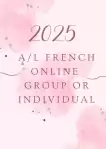 2025 A/L French Online (Theory/Revision)